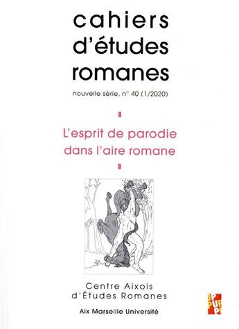 Couverture du livre « L'esprit de parodie dans l'aire romane » de Perle Abbrugiati aux éditions Pu De Provence