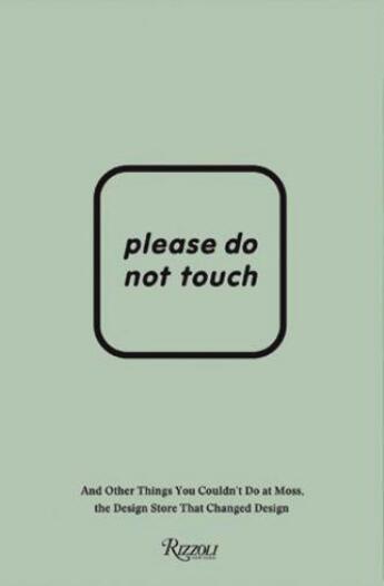 Couverture du livre « Please do not touch » de  aux éditions Rizzoli