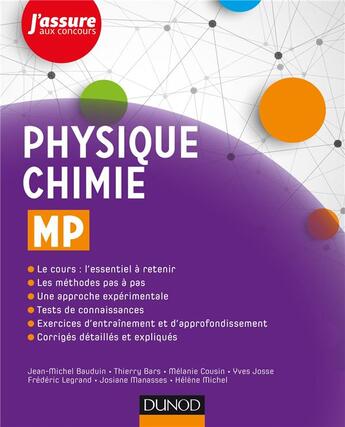 Couverture du livre « Physique-chimie MP » de  aux éditions Dunod