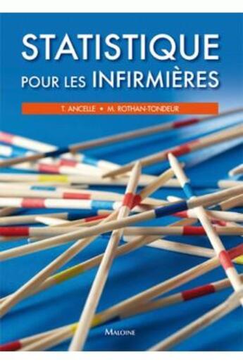 Couverture du livre « Statistique pour les infirmières » de Ro Ancelle T aux éditions Maloine