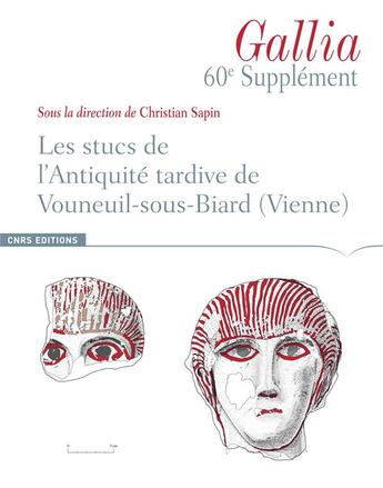 Couverture du livre « Les stucs de l'Antiquité tardive de Vouneuil-sous-Bois (Vienne) » de Christian Sapin aux éditions Cnrs