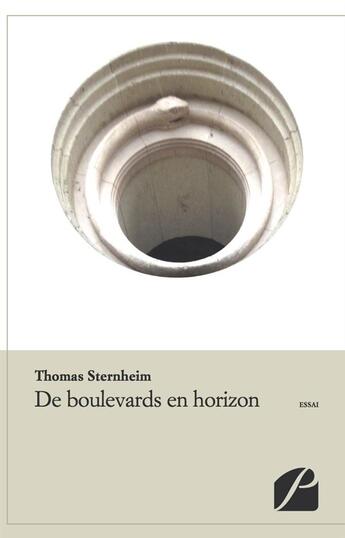 Couverture du livre « De boulevards en horizon » de Thomas Sternheim aux éditions Editions Du Panthéon