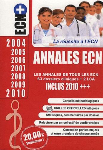Couverture du livre « Derniers tours ecn+ annales ecn 2004-2010 » de  aux éditions Vernazobres Grego