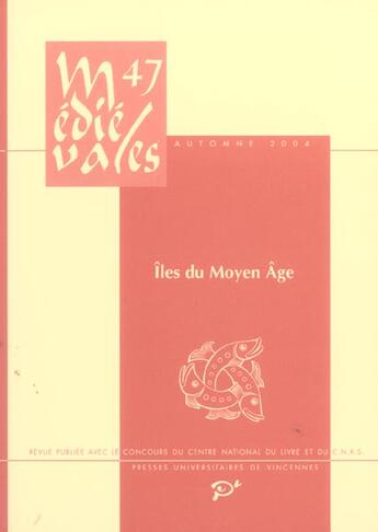 Couverture du livre « Îles du Moyen Age » de  aux éditions Pu De Vincennes