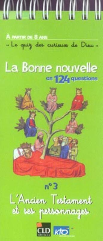 Couverture du livre « L'ancien testament et ses personnages » de Westerloppe V aux éditions Cld