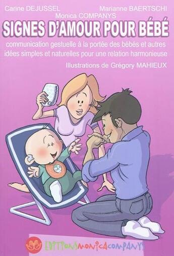 Couverture du livre « Signe d'amour pour bébé » de  aux éditions Monica Companys