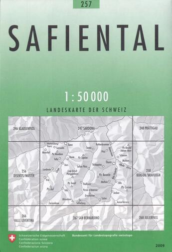 Couverture du livre « Safiental » de  aux éditions Ofts