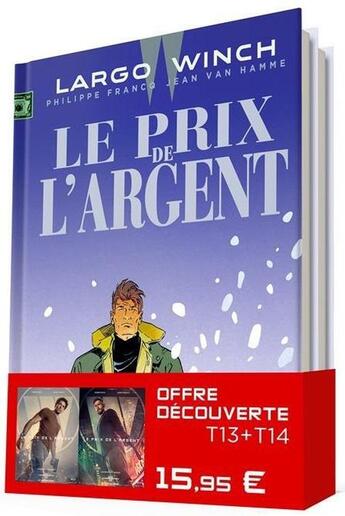 Couverture du livre « Largo Winch : Tomes 13 et 14 » de Jean Van Hamme et Philippe Francq aux éditions Dupuis