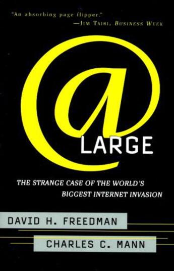 Couverture du livre « At Large » de Freedman David H aux éditions Touchstone