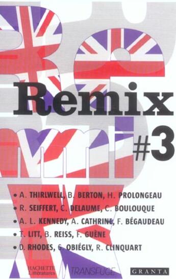 Couverture du livre « Remix t.3 » de  aux éditions Hachette Litteratures