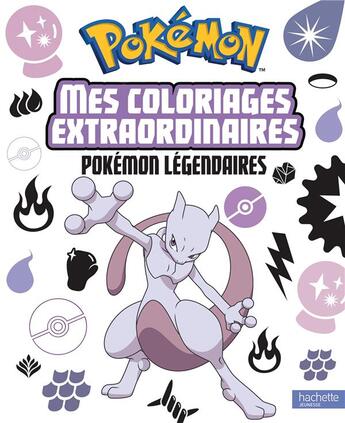 Couverture du livre « Pokemon - coloriages extraordinaires » de  aux éditions Hachette Jeunesse