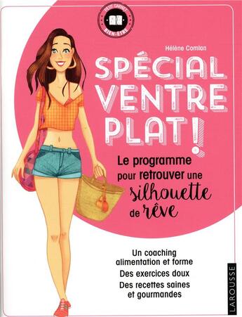 Couverture du livre « Cahier ventre plat » de Helene Comlan aux éditions Larousse