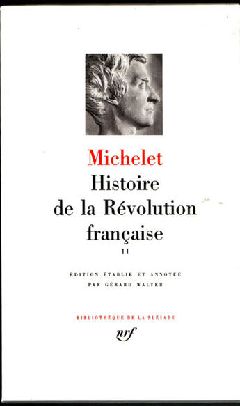 Couverture du livre « Histoire de la Révolution française ; 1792-1794 » de Jules Michelet aux éditions Gallimard