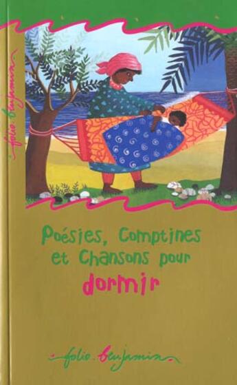 Couverture du livre « Poesies, comptines et chansons pour dormir » de  aux éditions Gallimard-jeunesse