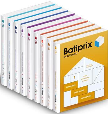 Couverture du livre « Pack 9 volumes batiprix 2020 - la base reference du marche » de Groupe Moniteur aux éditions Groupe Moniteur