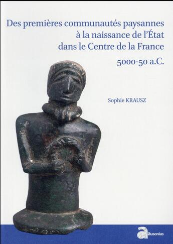 Couverture du livre « Premieres communautes (des) » de Sophie Krausz aux éditions Ausonius