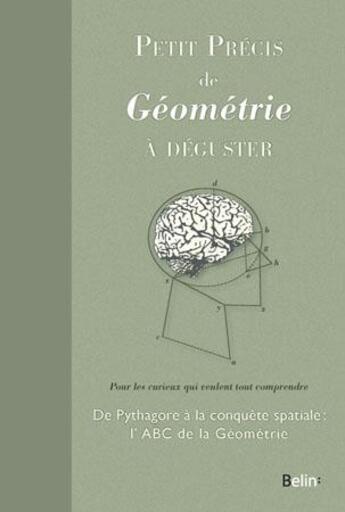 Couverture du livre « Petit précis de géometrie à déguster » de Mike Askew et Sheila Ebbutt aux éditions Belin