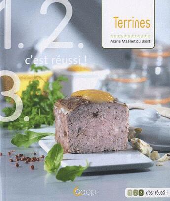 Couverture du livre « Terrines » de Marie Massiet Du Biest aux éditions Saep