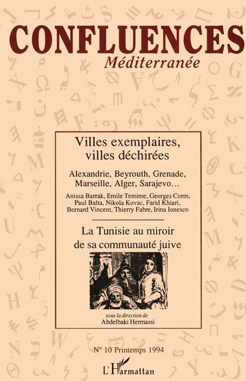 Couverture du livre « Villes exemplaires, villes dechirees - vol10 » de  aux éditions L'harmattan