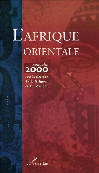 Couverture du livre « L'afrique orientale » de Herve Maupeu aux éditions L'harmattan