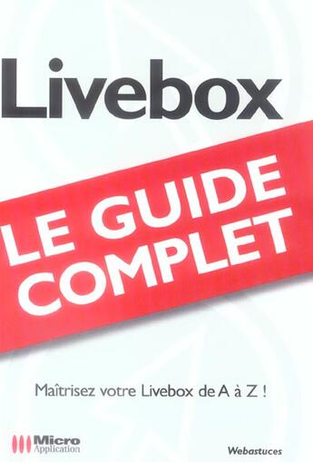 Couverture du livre « Livebox » de Clement Joathon et Thomas Ricouard aux éditions Micro Application