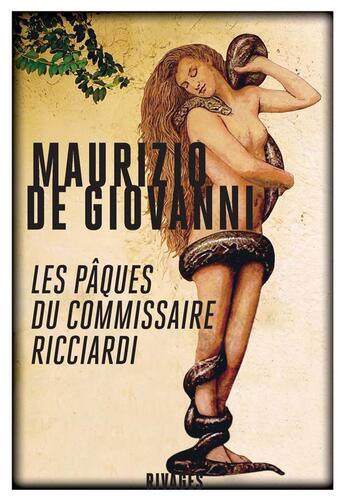 Couverture du livre « Les Pâques du commissaire Ricciardi » de Maurizio De Giovanni aux éditions Rivages