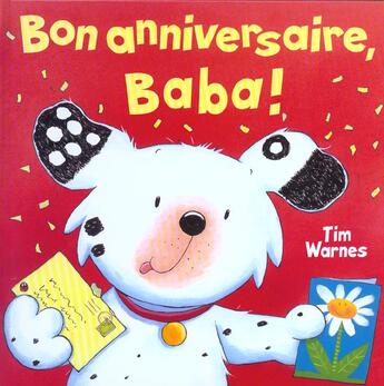 Couverture du livre « Bon anniversaire baba ! » de Tim Warnes aux éditions Mijade