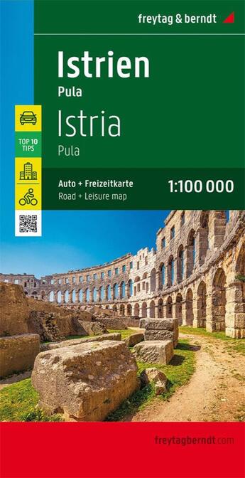 Couverture du livre « Istrie-pula » de  aux éditions Freytag Und Berndt