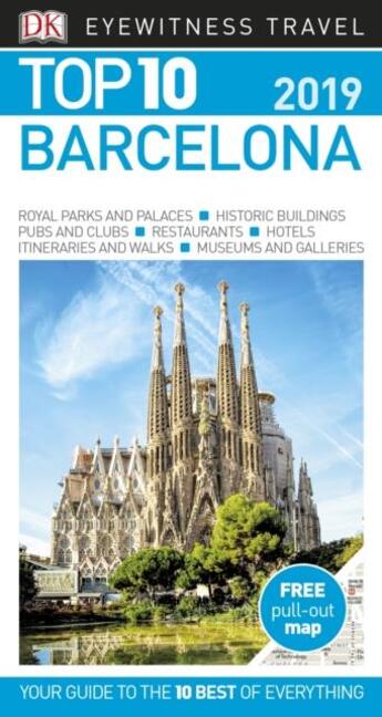 Couverture du livre « TOP 10 ; Barcelona (édition 2019) » de  aux éditions Dorling Kindersley