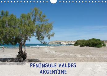 Couverture du livre « Peninsule valdes argentine calendrier mural 2018 din a4 hori - peninsule valdes reserve natur » de Catrin F aux éditions Calvendo