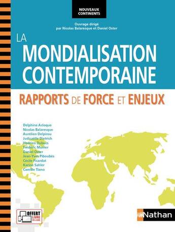 Couverture du livre « La mondialisation contemporaine » de  aux éditions Nathan