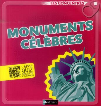 Couverture du livre « Monuments célèbres » de Emmanuelle Ousset aux éditions Nathan