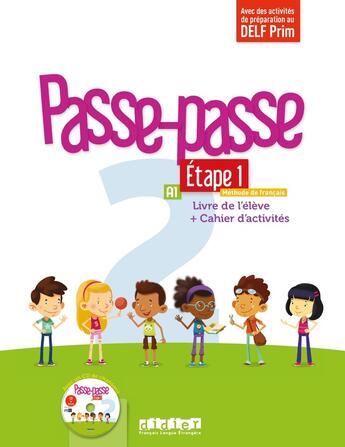 Couverture du livre « Passe - passe niv.2 - etape 1 - livre + cahier + cd » de Meynadier/Pozzana aux éditions Didier