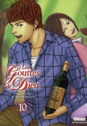 Couverture du livre « Les gouttes de Dieu Tome 10 » de Tadashi Agi et Shu Okimoto aux éditions Glenat