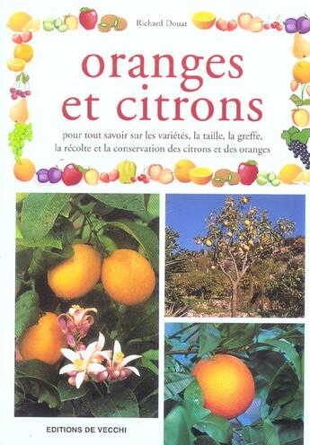 Couverture du livre « Oranges et citrons » de Douat aux éditions De Vecchi