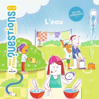 Couverture du livre « L'eau » de Cedric Faure et Oceane Meklemberg aux éditions Milan