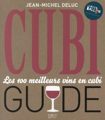 Couverture du livre « Cubiguide » de Jean-Michel Deluc aux éditions First