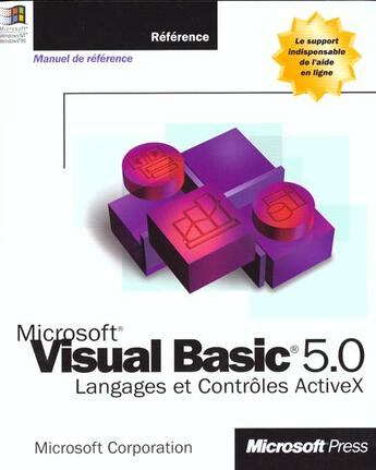 Couverture du livre « Manuel De Reference Visual Basic 5.0 » de Microsoft Corporation aux éditions O Reilly & Ass