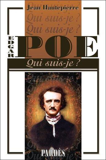 Couverture du livre « Edgar Poe » de Jean Hautepierre aux éditions Pardes