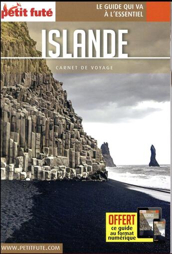 Couverture du livre « GUIDE PETIT FUTE ; CARNETS DE VOYAGE ; Islande » de  aux éditions Le Petit Fute