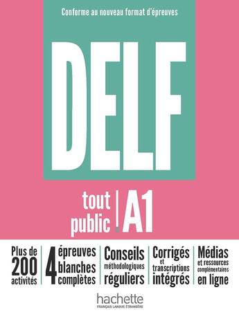 Couverture du livre « DELF tout public ; FLE ; A1 ; nouveau format d'épreuves » de Nelly Mous aux éditions Hachette Fle