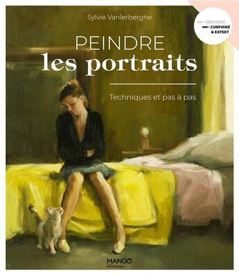 Couverture du livre « Peindre les portraits ; techniques et pas à pas » de Sylvie Vanlerberghe aux éditions Mango