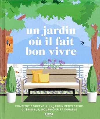 Couverture du livre « Un jardin où il fait bon vivre » de Royal Horticultural aux éditions First