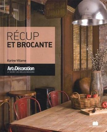 Couverture du livre « Récup et brocante » de Karine Villame aux éditions Massin