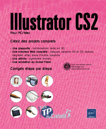 Couverture du livre « Illustrator cs2 pour pc/mac » de Denis Matarazzo aux éditions Eni