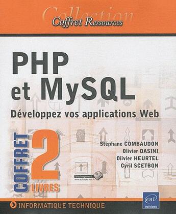 Couverture du livre « PHP et MySQL ; développez vos applications web » de  aux éditions Eni