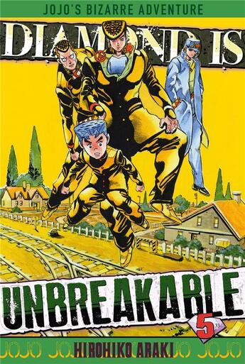 Couverture du livre « Jojo's bizarre adventure - saison 4 ; diamond is unbreakable Tome 5 » de Hirohiko Araki aux éditions Delcourt