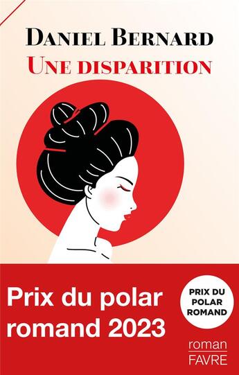 Couverture du livre « Une disparition » de Daniel Bernard aux éditions Favre