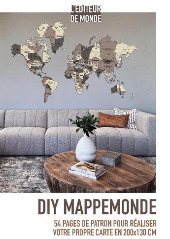 Couverture du livre « DIY Mappemonde » de Maman Jediy aux éditions Bookelis