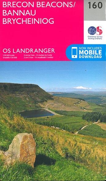 Couverture du livre « Brecon beacons » de  aux éditions Ordnance Survey